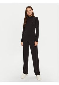 Emporio Armani Underwear Golf 164633 4F224 00020 Czarny Slim Fit. Typ kołnierza: golf. Kolor: czarny. Materiał: lyocell #5