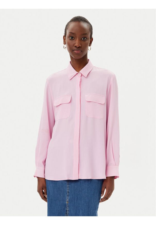 Marella Koszula Ordine 2513111151200 Różowy Regular Fit. Kolor: różowy. Materiał: syntetyk