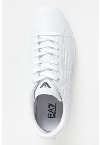 EA7 Emporio Armani - Sneakersy męskie skórzane EA7 EMPORIO ARMANI. Materiał: skóra #5
