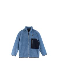 Bluza dziewczęca Reima Turilas. Kolor: niebieski. Materiał: polar. Sport: turystyka piesza