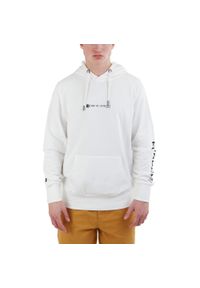 FUNDANGO - Bluza męska Fundango Talis z kapturem. Typ kołnierza: kaptur. Kolor: biały