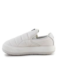 Buty Puma Suede Mayu Slip-On W 384430-02 beżowy. Okazja: na co dzień. Zapięcie: bez zapięcia. Kolor: beżowy. Materiał: materiał, guma. Szerokość cholewki: normalna. Model: Puma Suede #2