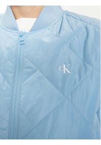 Calvin Klein Jeans Kurtka bomber J20J222587 Niebieski Regular Fit. Kolor: niebieski. Materiał: syntetyk