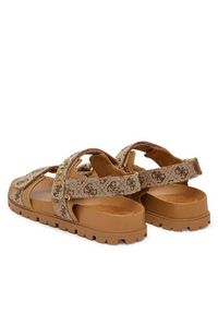 Guess Sandały FLPZY2 FAL03 Brązowy. Kolor: brązowy. Materiał: materiał #6