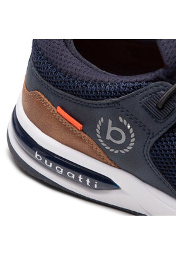 Bugatti Sneakersy 342-65860-6900-4100 Granatowy. Kolor: niebieski. Materiał: materiał