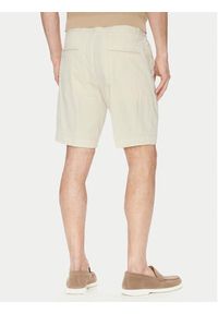 BOSS Szorty materiałowe H-Slice 50540743 Écru Regular Fit. Kolor: kremowy. Materiał: bawełna #5