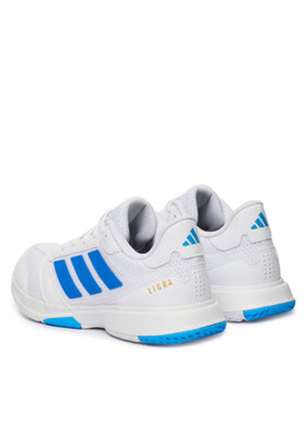 Adidas - adidas Buty halowe Ligra 8 KJ3667 Biały. Kolor: biały. Materiał: materiał