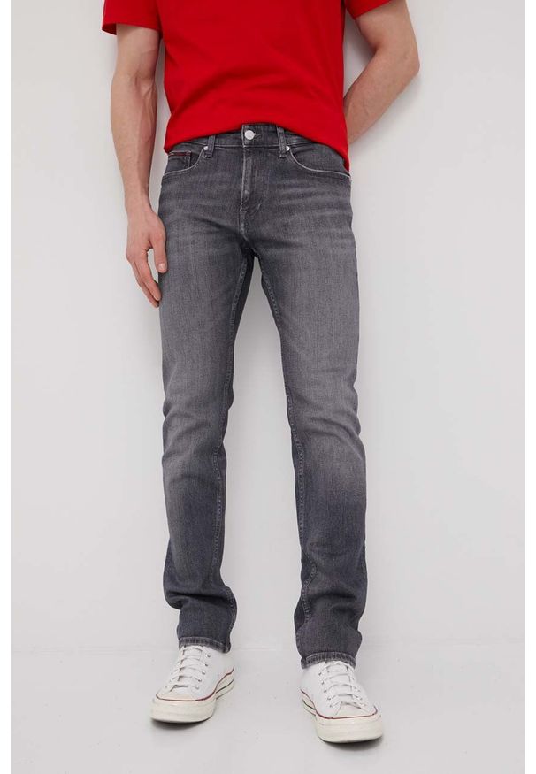 Tommy Jeans jeansy SCANTON CE181 DM0DM12131.PPYY męskie. Kolor: szary