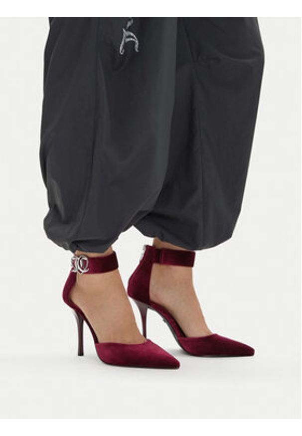 Juicy Couture Szpilki EO-S4S96733-01B Bordowy. Kolor: czerwony. Materiał: materiał. Obcas: na szpilce