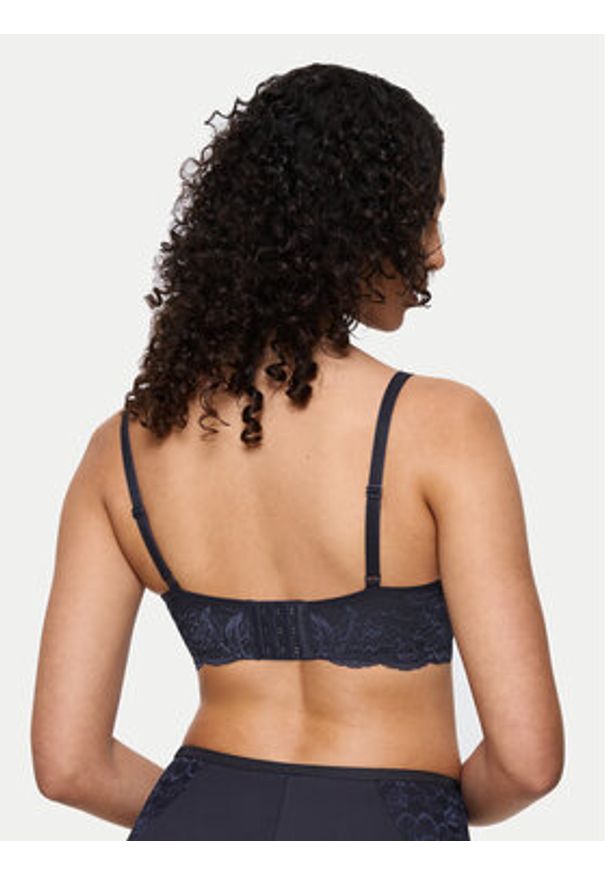 Triumph Biustonosz bezfiszbinowy Amourette Charm 10214451 Granatowy. Kolor: niebieski. Materiał: syntetyk