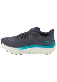 Mizuno - Buty do biegania męskie, Wave Sky 9. Kolor: szary, niebieski, wielokolorowy, biały. Model: Mizuno Wave. Sport: bieganie