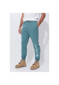 Spodnie męskie dresowe Carhartt Midweight Graphic Jogger. Kolor: zielony. Materiał: dresówka