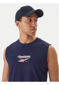 Reebok Tank top Bradshaw RK25560CCM Granatowy Regular Fit. Kolor: niebieski. Materiał: bawełna #5