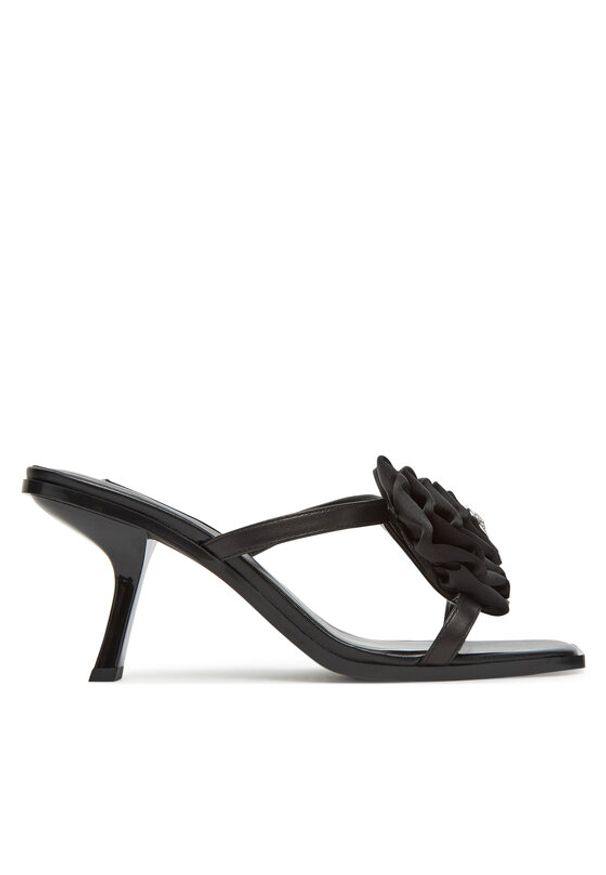Karl Lagerfeld - KARL LAGERFELD Klapki Karmel KL33624 Czarny. Kolor: czarny. Materiał: skóra