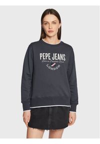 Pepe Jeans Bluza Charline PL581245 Granatowy Regular Fit. Kolor: niebieski. Materiał: bawełna #1