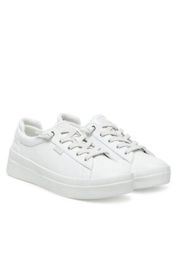 skechers - Skechers Sneakersy BOBS D'Vine Sky-Main Step 114581/WHT Biały. Kolor: biały. Materiał: skóra