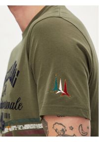 Aeronautica Militare T-Shirt 241TS2216J641 Khaki Regular Fit. Kolor: brązowy. Materiał: bawełna #5
