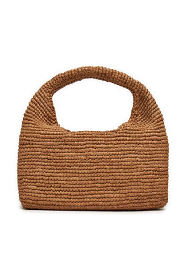 Manebi Torebka Halfmoon Bag V 2.2 DH Brązowy. Kolor: brązowy