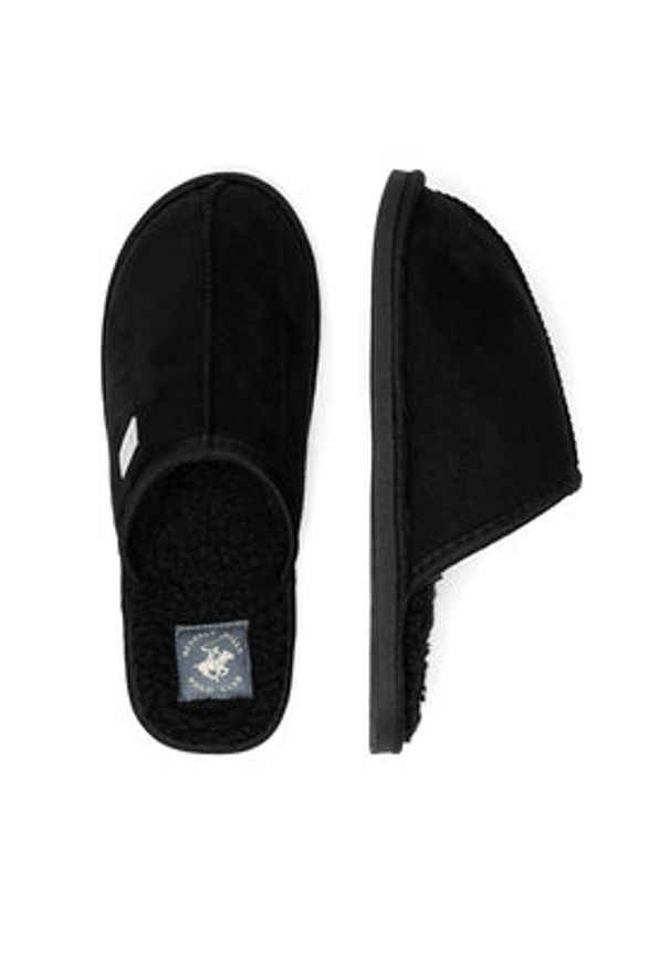 Beverly Hills Polo Club Kapcie P4194528 Czarny. Kolor: czarny. Materiał: materiał