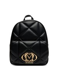 Love Moschino - LOVE MOSCHINO Plecak JC4037PP1NLC0000 Czarny. Kolor: czarny. Materiał: skóra