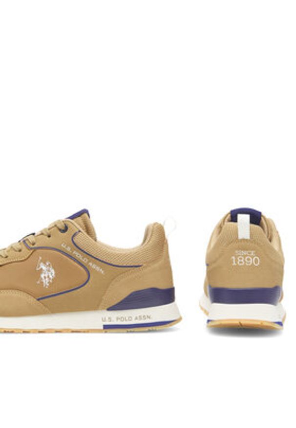 U.S. Polo Assn. Sneakersy TABRY007 Brązowy. Kolor: brązowy. Materiał: materiał