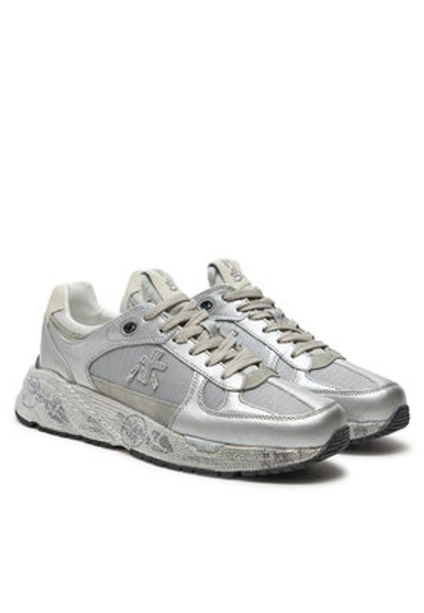 Premiata Sneakersy Mased 7093 Srebrny. Kolor: srebrny. Materiał: materiał