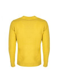 Xagon Man Sweter "C-Neck" | A21081 J1 1215 | Mężczyzna | Żółty. Okazja: na co dzień. Typ kołnierza: golf. Kolor: żółty. Materiał: wełna, wiskoza, akryl. Styl: casual #4