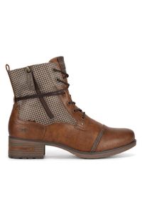 Mustang Trzewiki 1229-510 Brązowy. Kolor: brązowy. Materiał: materiał #1