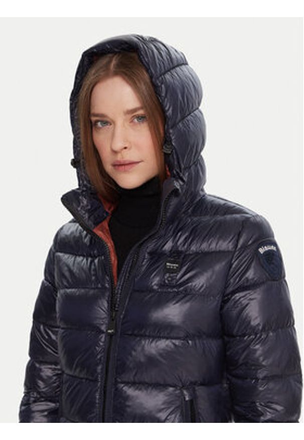 Blauer Kurtka przejściowa 25WBLDK02069 Granatowy Regular Fit. Kolor: niebieski. Materiał: poliamid