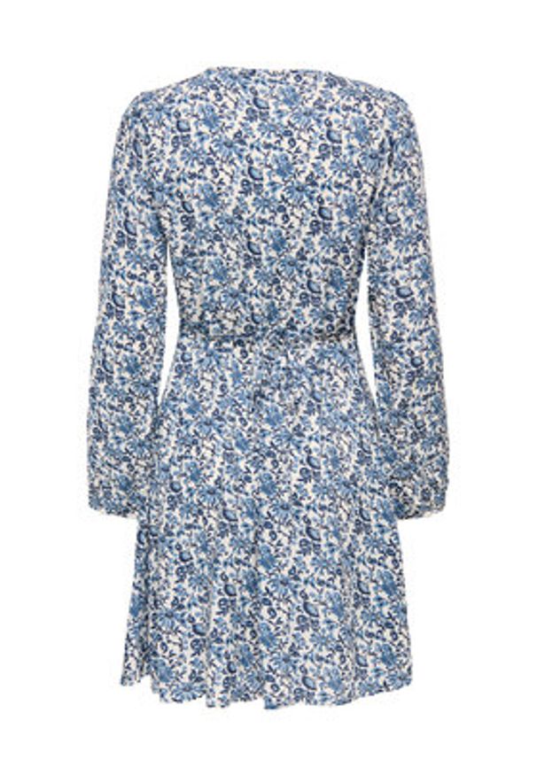 only - ONLY Sukienka codzienna Evida 15370167 Niebieski Regular Fit. Okazja: na co dzień. Kolor: niebieski. Materiał: wiskoza. Typ sukienki: proste. Styl: casual