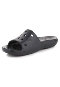 Klapki Crocs Classic Slide Black M 206121-001 czarne. Okazja: na plażę. Kolor: czarny. Materiał: materiał #6