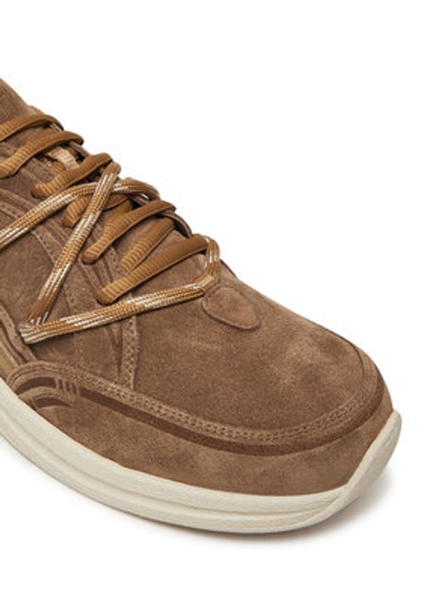 Giuseppe Zanotti - GIUSEPPE ZANOTTI Sneakersy RM50009/002 Brązowy. Kolor: brązowy. Materiał: zamsz, skóra