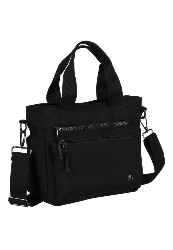 Shopperka damska Peterson PTN CSM-07 czarna. Kolor: czarny