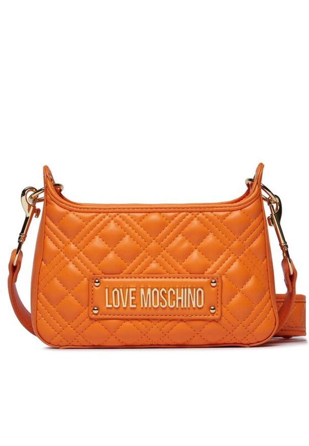 Love Moschino - LOVE MOSCHINO Torebka JC4161PP0HLA0453 Pomarańczowy. Kolor: pomarańczowy. Materiał: skórzane