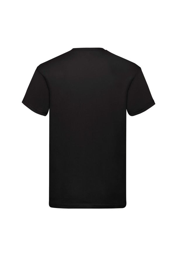 FRUIT OF THE LOOM - Oryginalna Koszulka Męska. Kolor: czarny. Sport: turystyka piesza