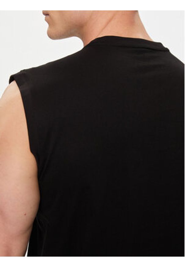 EA7 Emporio Armani T-Shirt 3DPT80 PJ02Z 1200 Czarny Regular Fit. Kolor: czarny. Materiał: bawełna