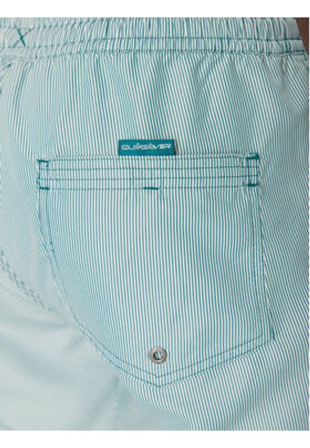 Quiksilver Szorty kąpielowe EQYJV04101 Zielony Regular Fit. Kolor: zielony. Materiał: syntetyk