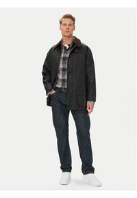 Barbour Kurtka przejściowa MWX0017SG91 Szary ciemny Regular Fit. Kolor: szary. Materiał: bawełna #6