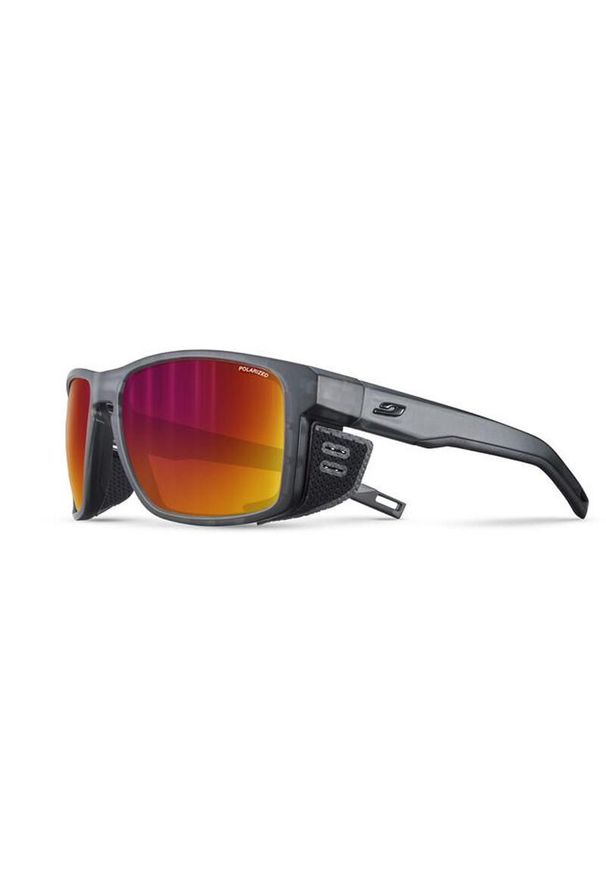 Okulary górskie z polaryzacją JULBO Shield czarny Polarized kat.3. Kolor: czarny. Sport: wspinaczka, turystyka piesza