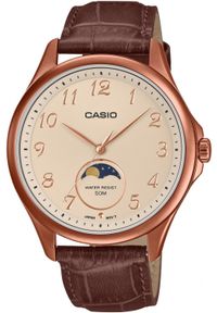 Zegarek męski Casio MTP-M110RL-5AVER brązowy. Kolor: brązowy #1