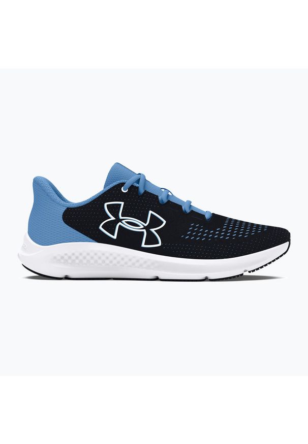Buty do biegania damskie Under Armour Charged Pursuit 3 Big Logo. Kolor: czarny. Sport: bieganie