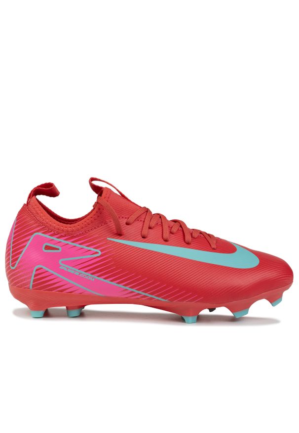 Buty korki Nike JR ZOOM VAPOR 16 ACADEMY FG/MG. Kolor: czerwony, zielony, różowy, wielokolorowy. Model: Nike Zoom. Sport: piłka nożna