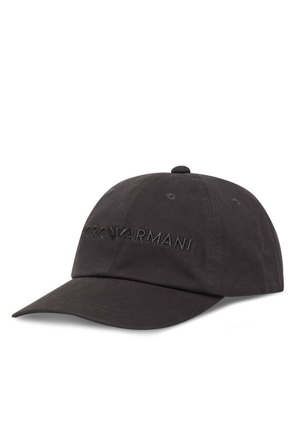 Emporio Armani Czapka z daszkiem EM001319 AF14032 U8168 Czarny. Kolor: czarny. Materiał: bawełna