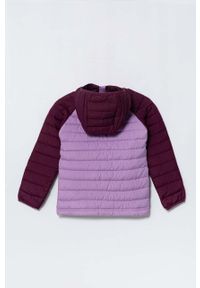 columbia - Columbia kurtka dziecięca kolor fioletowy. Kolor: fioletowy. Długość rękawa: raglanowy rękaw. Sezon: zima #3