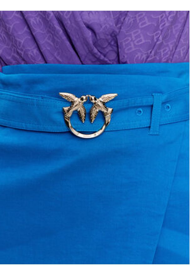 Pinko Spódnica ołówkowa Ivra 100444 A0LT Niebieski Slim Fit. Kolor: niebieski. Materiał: wiskoza