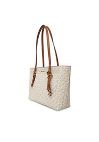MICHAEL Michael Kors Torebka Quinn 30T5GQNT2B Beżowy. Kolor: beżowy. Materiał: skórzane #6