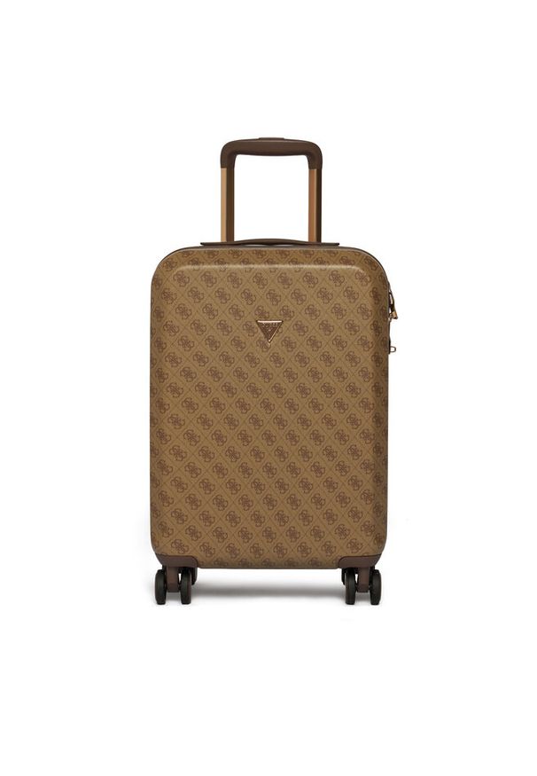 Walizka kabinowa Guess. Kolor: beżowy