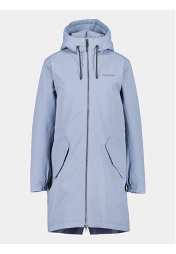 Didriksons Parka Marta-Lisa Wns Prk 2 504823 Błękitny Regular Fit. Kolor: niebieski. Materiał: syntetyk