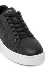 Armani Exchange Sneakersy XM000140 AF11916 MC011 Czarny. Kolor: czarny. Materiał: skóra #5