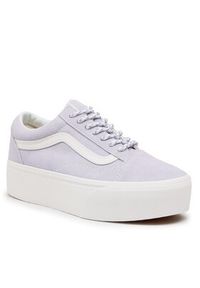 Vans Tenisówki Old Skool Stac VN0A7Q5MSQT1 Fioletowy. Kolor: fioletowy. Materiał: zamsz, skóra